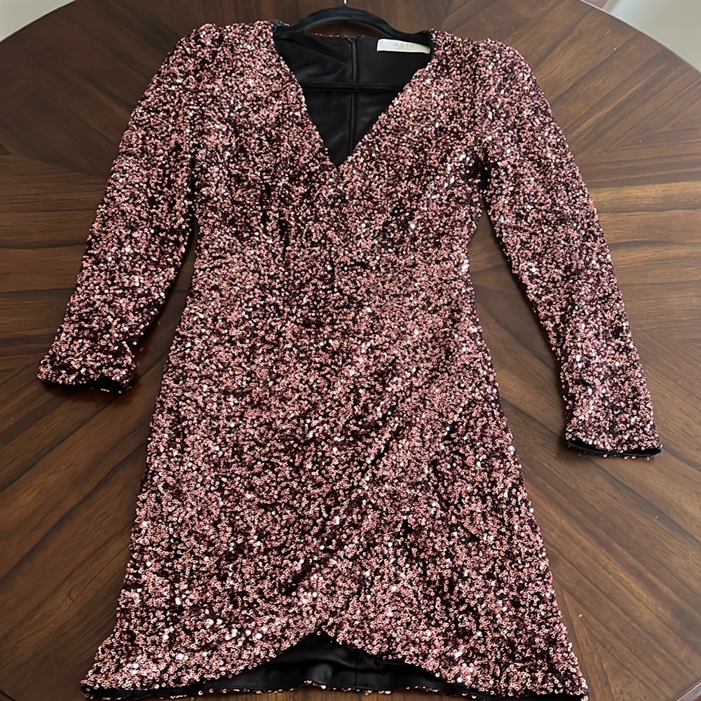 ASTR Sequin Mini Dress